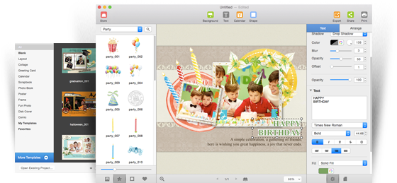 free greeting card software for mac os x